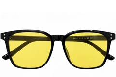 BS0824-0322_Black_Rectangular_TR90_sunglasses_front