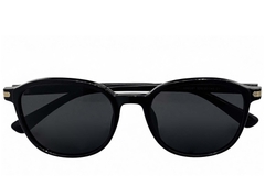 BS0824-0328_Black_Rectangular_TR90_sunglasses_front