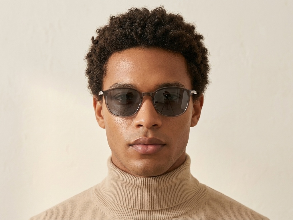 BS0824-0330_Grey_Rectangular_TR90_sunglasses-tryon_male