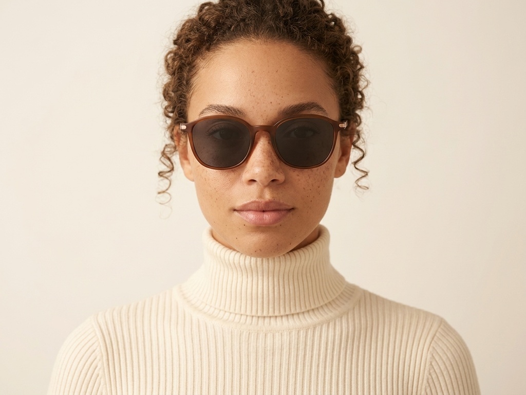 BS0824-0331_Brown_Rectangular_TR90_sunglasses-tryon_female