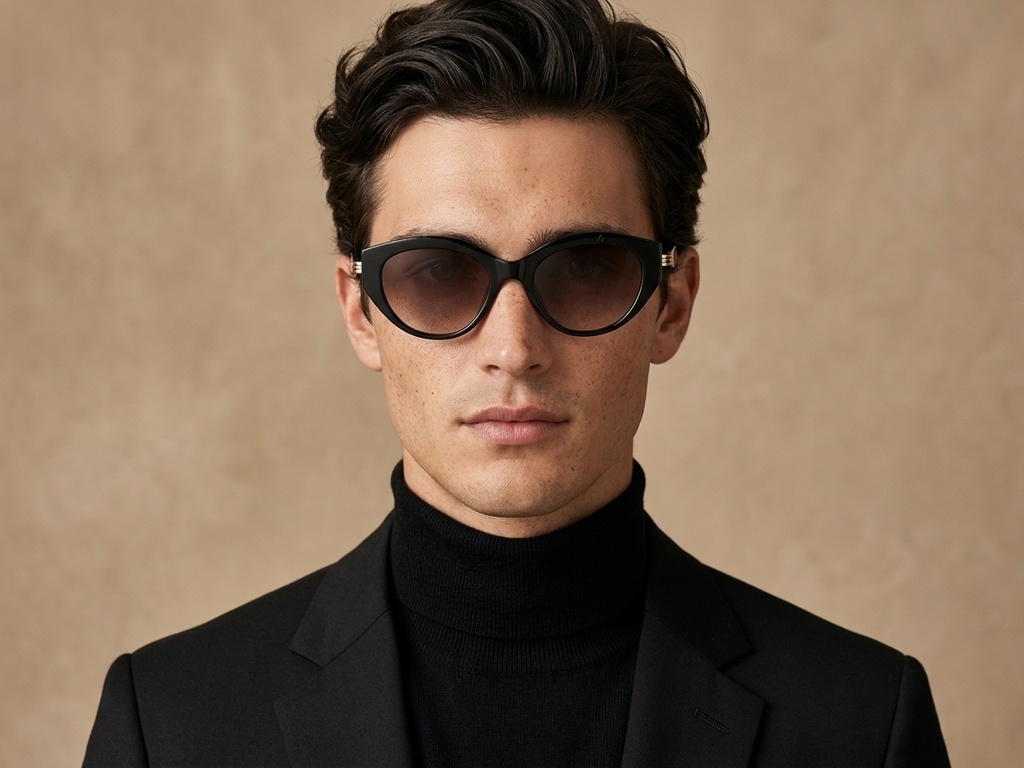 BS0824-0335_Black_Butterfly_TR90_sunglasses-tryon_male