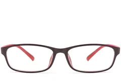 BS1013-0002_Red_Rectangular_TR90_Glasses_front