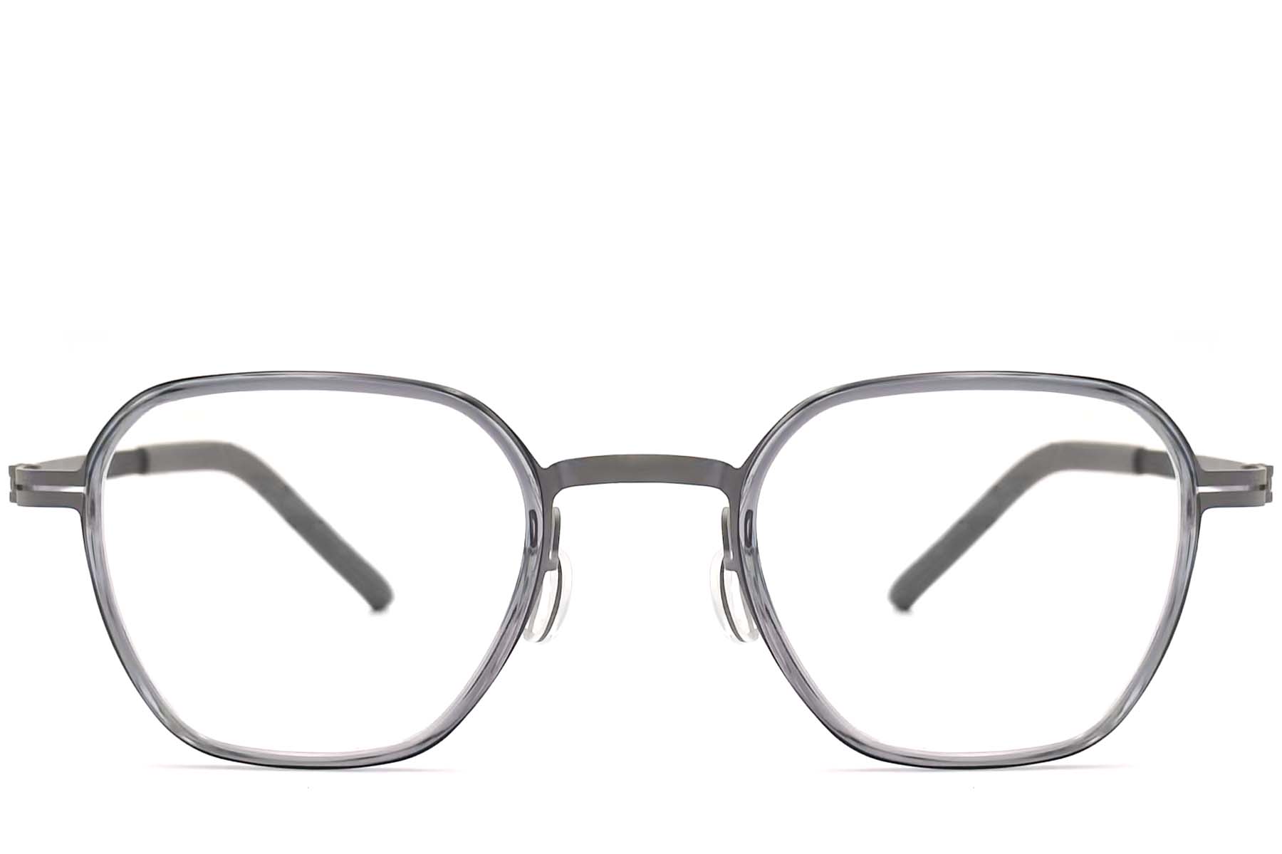 BS1013-0008_Grey_Geometric_Titanium_Glasses_front