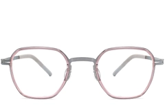 BS1013-0011_Pink_Geometric_Titanium_Glasses_front