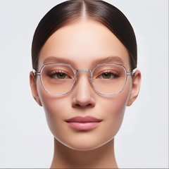 BS1013-0011_Pink_Geometric_Titanium_Glasses_model