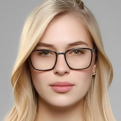 BS1013-0013_Black_Rectangular_Titanium_Glasses_model