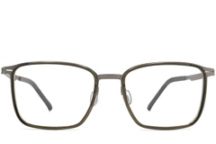 BS1013-0014_Green_Rectangular_Titanium_Glasses_front
