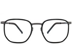 BS1013-0017_Black_Geometric_Titanium_Glasses_front