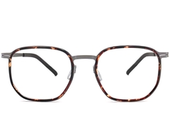 BS1013-0019_Tortoiseshell_Geometric_Titanium_Glasses_front