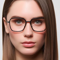 BS1013-0022_Black_Rectangular_Titanium_Glasses_model