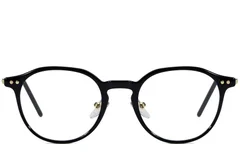 BS1025-0007_Black_Oval_TR90_Glasses_front