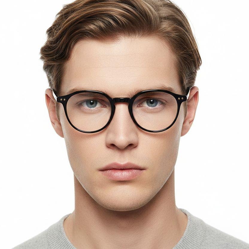 BS1025-0007_Black_Oval_TR90_Glasses_model