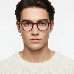 BS1025-0030_Purple_Round_TR90_Glasses_model