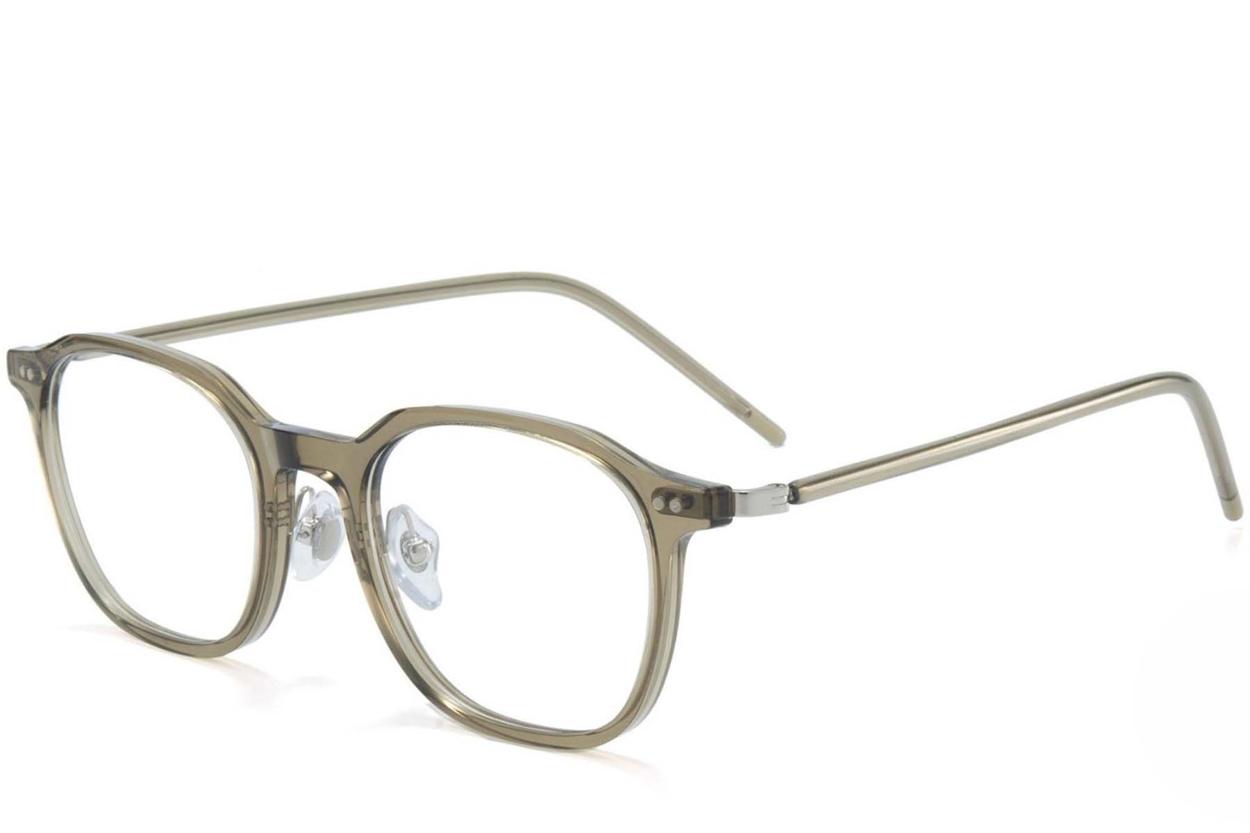 Gafas rectangulares TR90 verdes #BS1025-0049