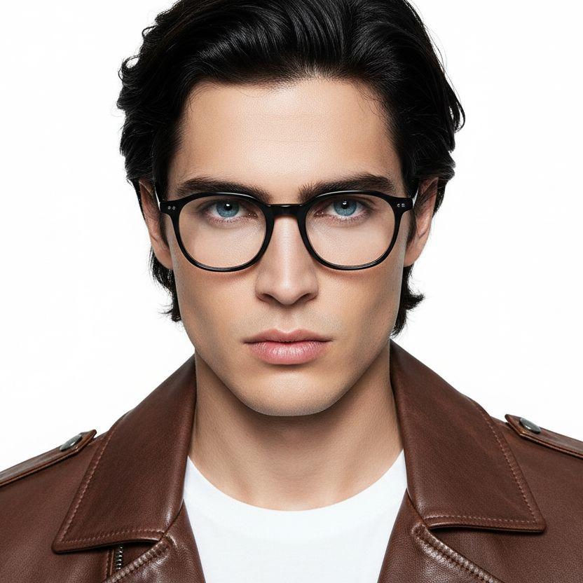bs1025-0052_black_rectangular_tr90_glasses_model