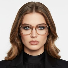 BS1025-0081_Brown_Rectangular_TR90_Glasses_model