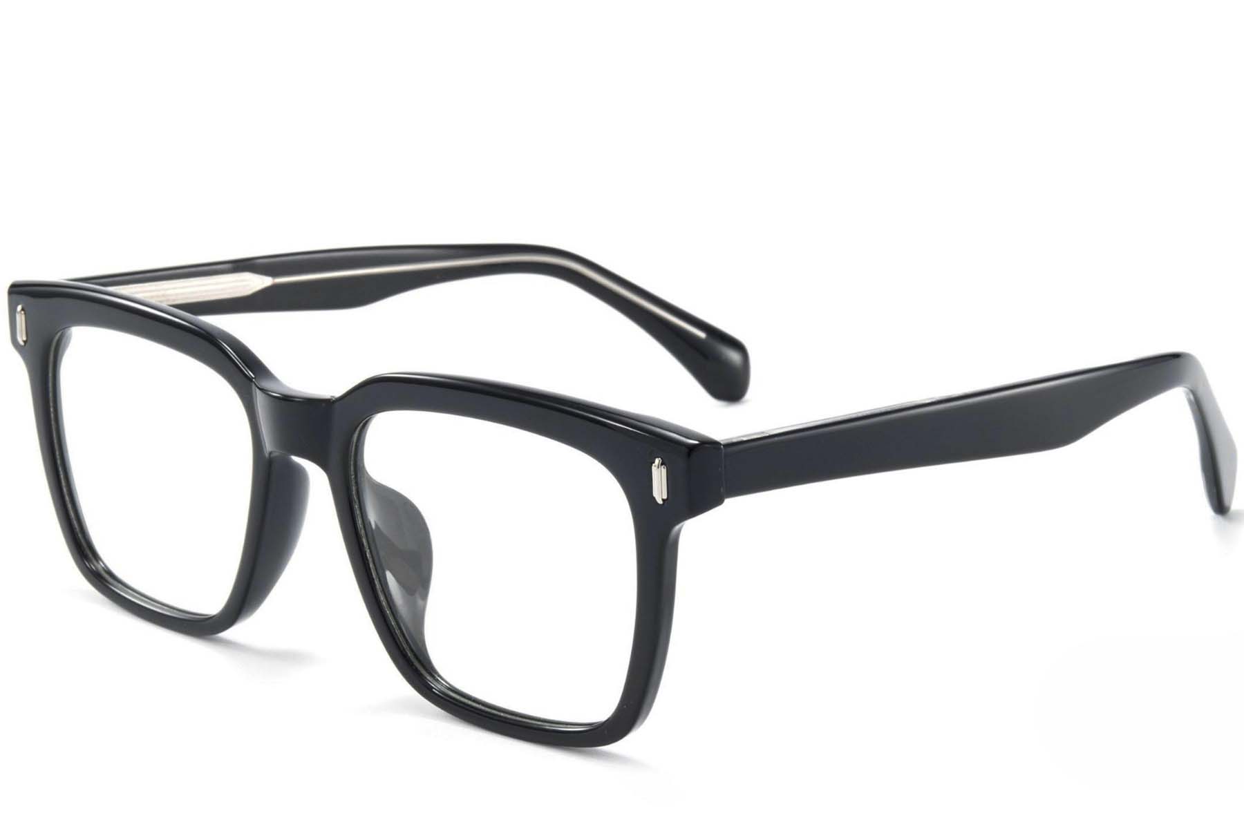 Lunettes rectangulaires noires TR90 #BS1025-0096