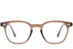 BS1025-0102_Brown_Rectangular_TR90_Glasses_front