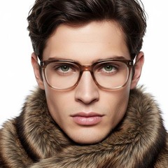 bs1025-0113_brown_rectangular_tr90_glasses_model