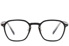 BS1025-0116_Black_Rectangular_TR90_Glasses_front
