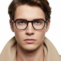 Rectangular Black TR90 Glasses #BS1025-0116