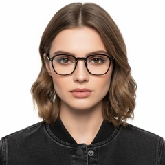 Rectangular Black TR90 Glasses #BS1025-0116