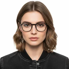 BS1025-0116_Black_Rectangular_TR90_Glasses_model