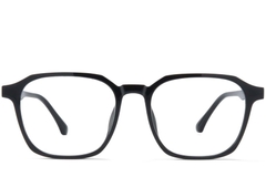BS1025-0148_Black_Rectangular_TR90_Glasses_front