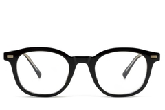BS1025-0153_Black_Rectangular_TR90_Glasses_front