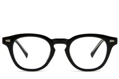 BS1025-0191_Black_Rectangular_TR90_Glasses_front