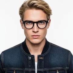 BS1025-0191_Black_Rectangular_TR90_Glasses_model