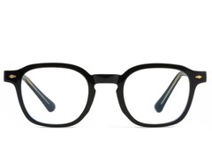 BS1025-0198_Black_Rectangular_TR90_Glasses_front
