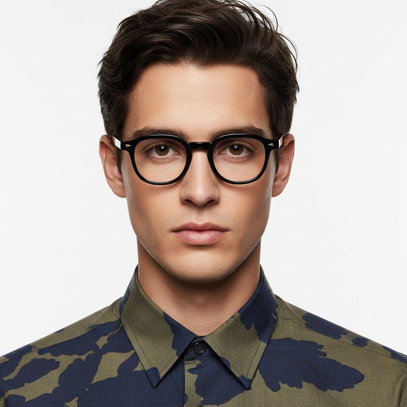 BS1025-0198_Black_Rectangular_TR90_Glasses_model