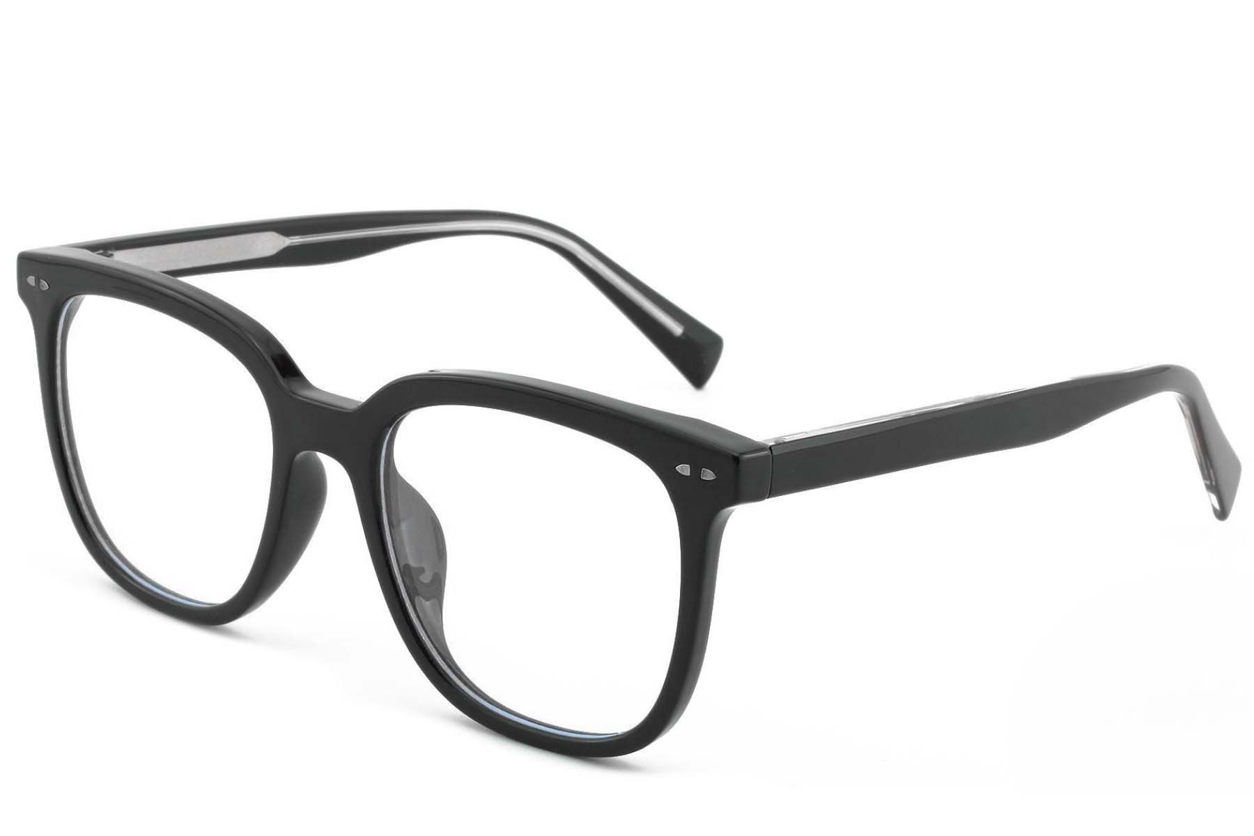 Gafas rectangulares negras TR90 #BS1025-0209