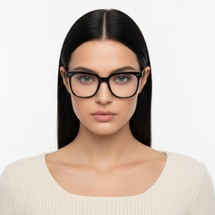 Gafas rectangulares negras TR90 #BS1025-0209