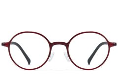 BS1025-0224_Red_Round_Ultem_Glasses_front