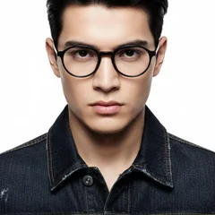 bs1025-0226_black_round_ultem_glasses_model