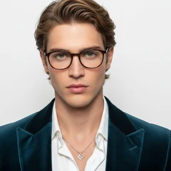 BS1025-0235_Brown_Rectangular_Ultem_Glasses_model