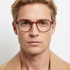 BS1025-0244_Red_Geometric_Ultem_Glasses_mdoel