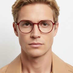 BS1025-0244_Red_Geometric_Ultem_Glasses_mdoel