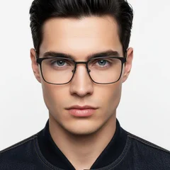 bs1025-0257_black_rectangular_metal_glasses_model