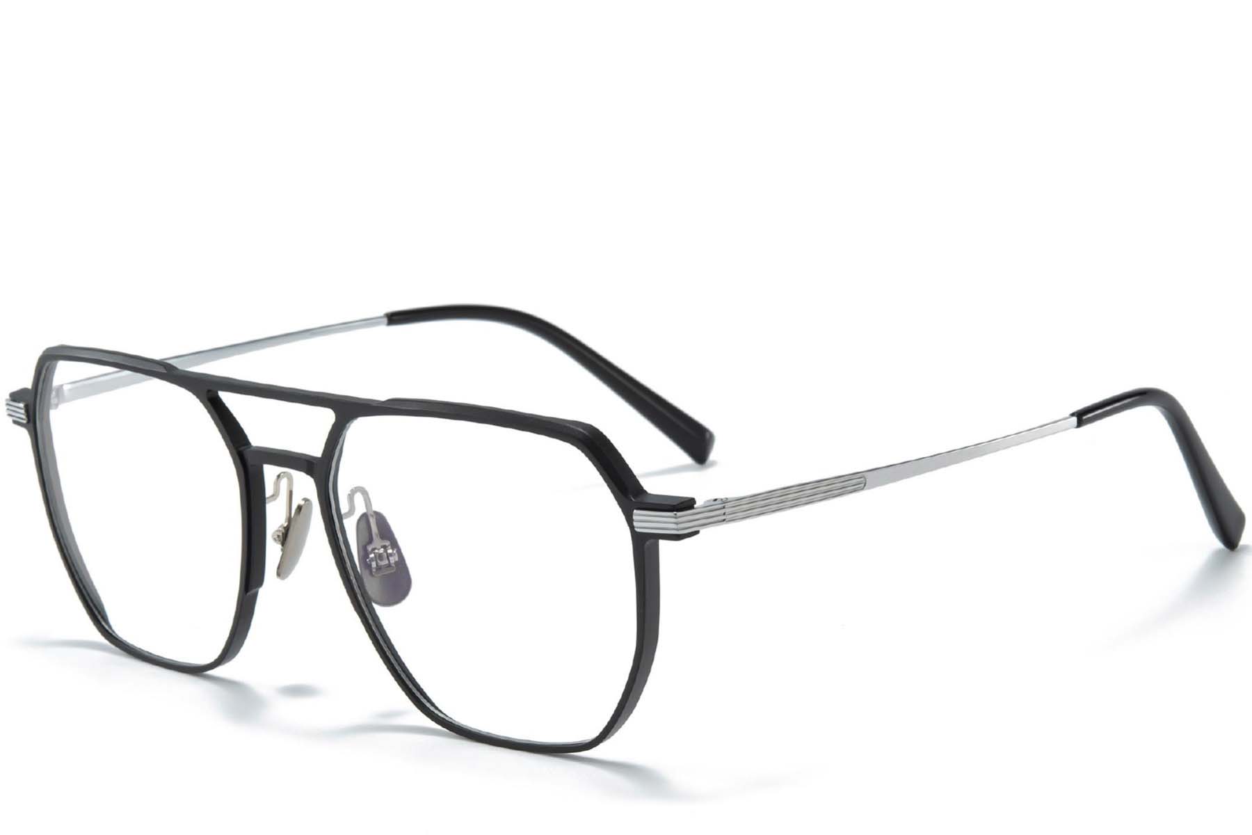 BS1025-0268_Silver_Aviator_Metal_Glasses_corner