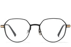 BS1025-0276_Golden_Geometric_Metal_Glasses_front