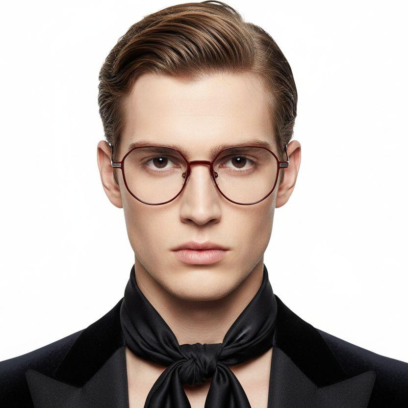 bs1025-0281_red_geometric_metal_glasses_model