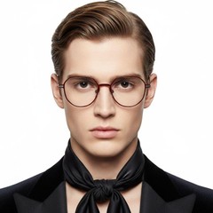 bs1025-0281_red_geometric_metal_glasses_model