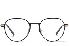 BS1025-0290_Golden_Geometric_Metal_Glasses_front