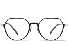 BS1025-0297_Golden_Geometric_Metal_Glasses_front