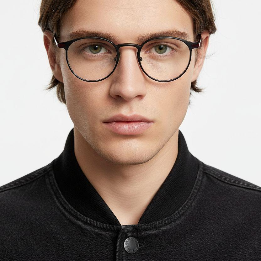 BS1025-0302_Red_Oval_Metal_Glasses_model