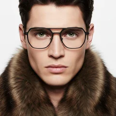 bs1025-0306_silver_aviator_metal_glasses_model