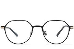 BS1025-0314_Golden_Geometric_Metal_Glasses_front